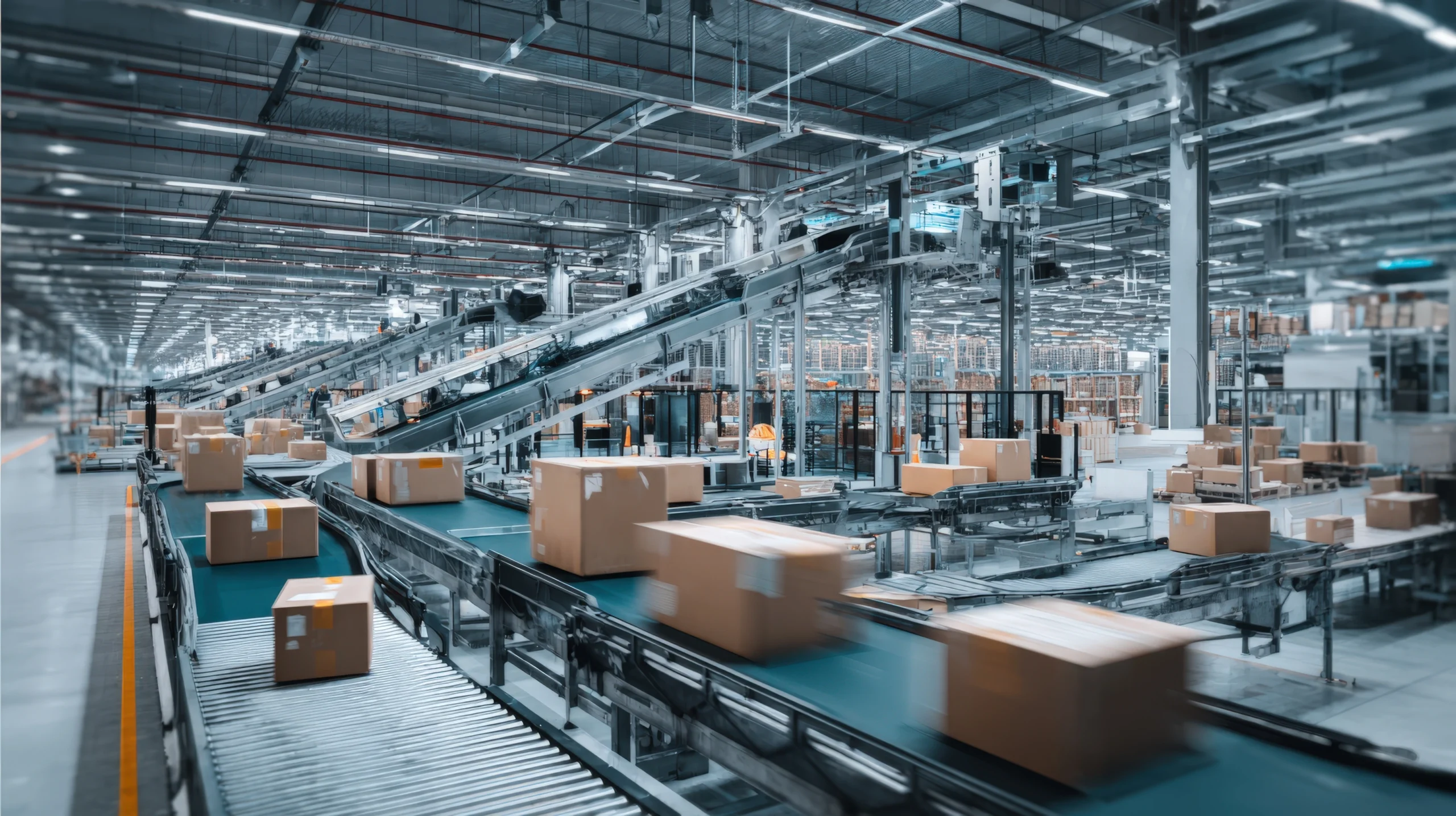 Automatisierte Paketsortierung im HUB.ONE